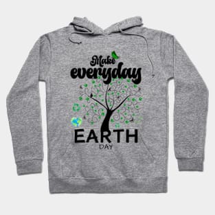 happy funny  earth day 2024 gift april 22 Cute Teacher  Lover Rainbow Hoodie